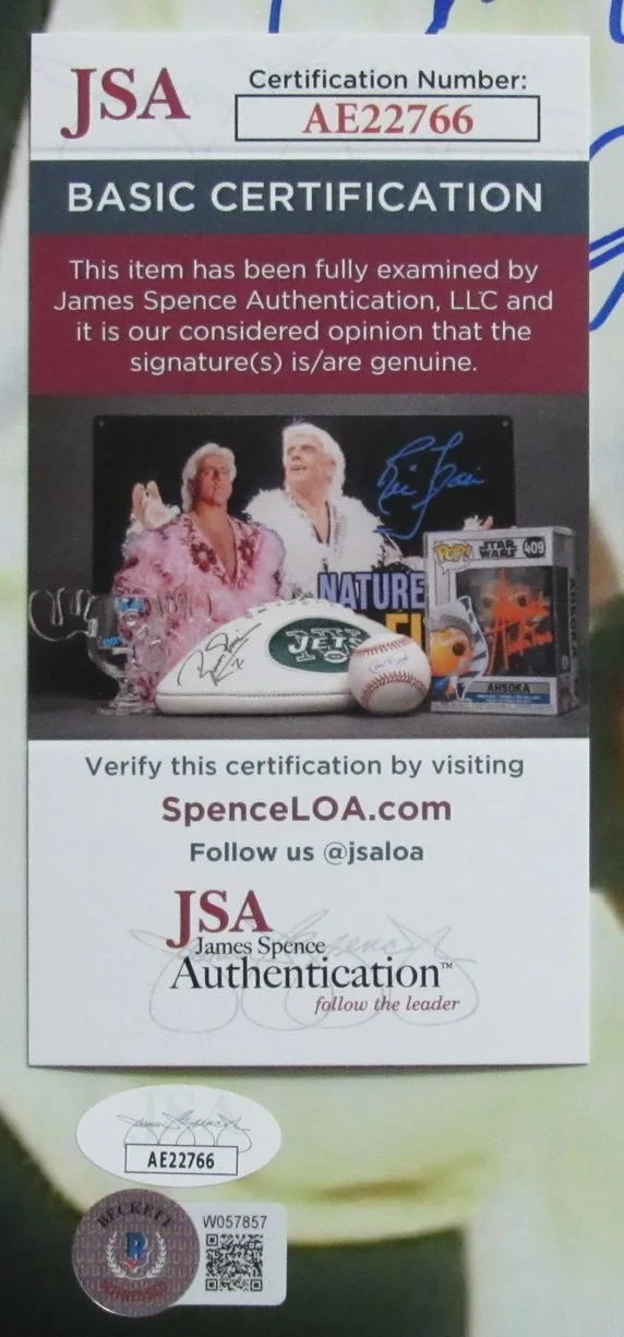 Michael J Fox/Christopher Lloyd Sign/Auto 16x20 Photo Back to Future JSA/BAS 690, image 3