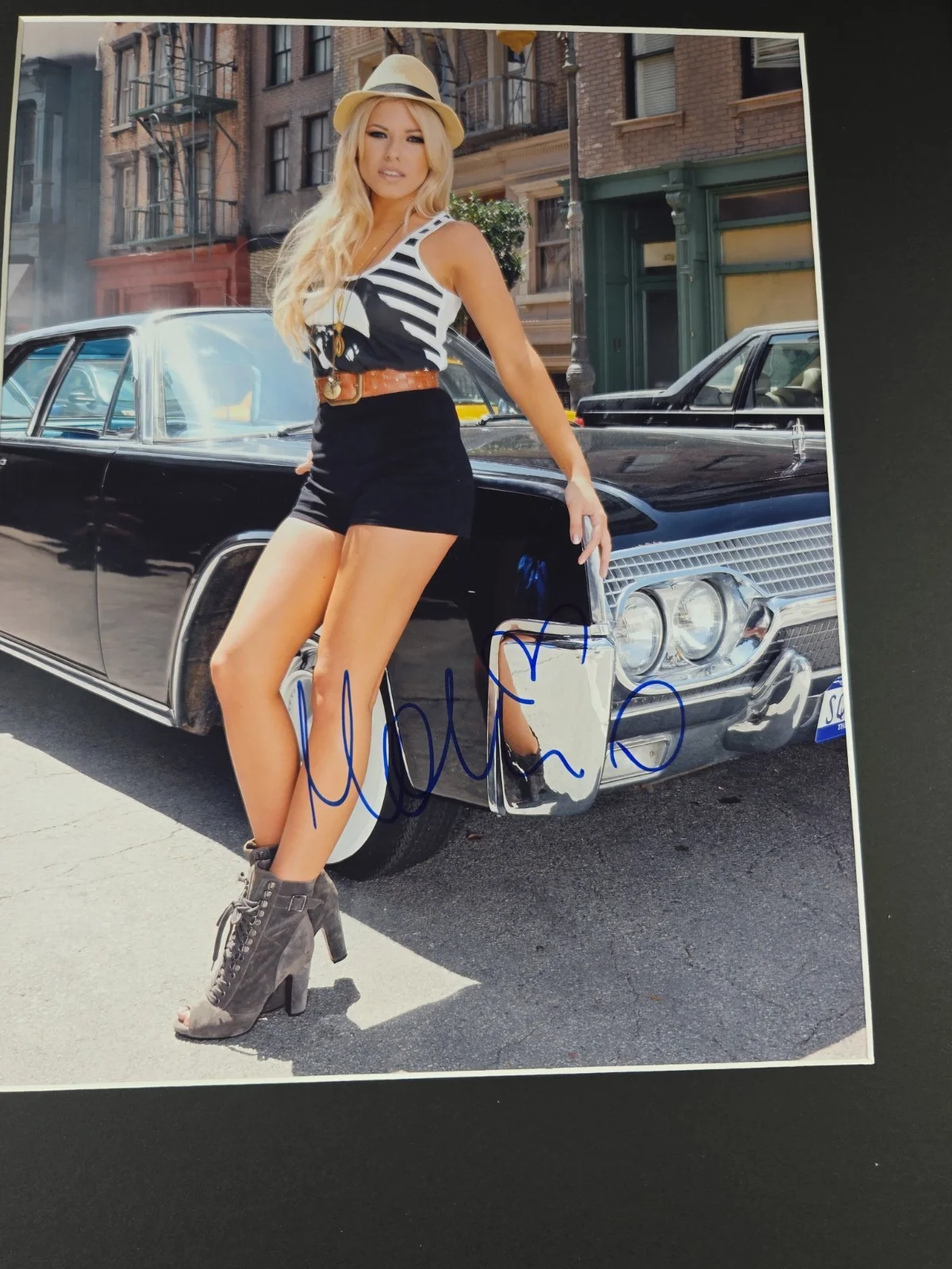 Mollie King Signed Photo Framed 16x20 Display The Saturdays, image 2
