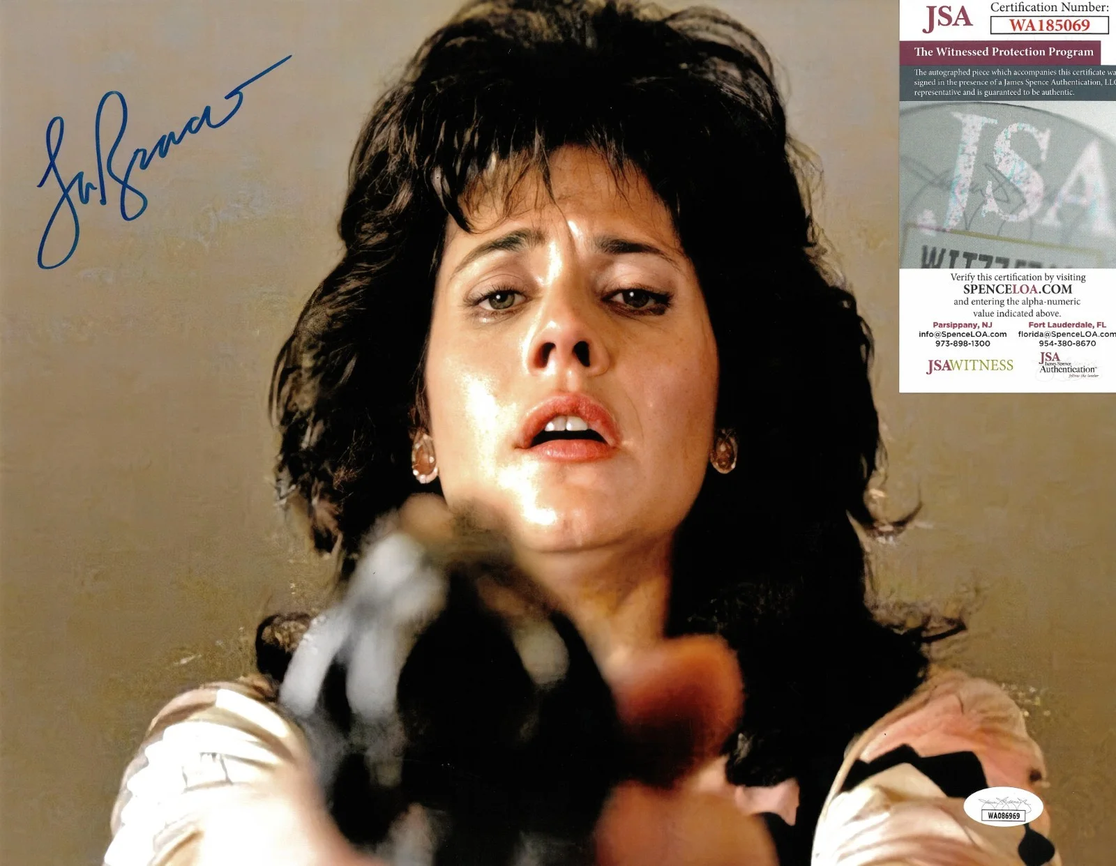 Lorraine Bracco — Lorraine Bracco Goodfellas Signed 11x14 Photo Autographed JSA Witnessed COA, изображение 2