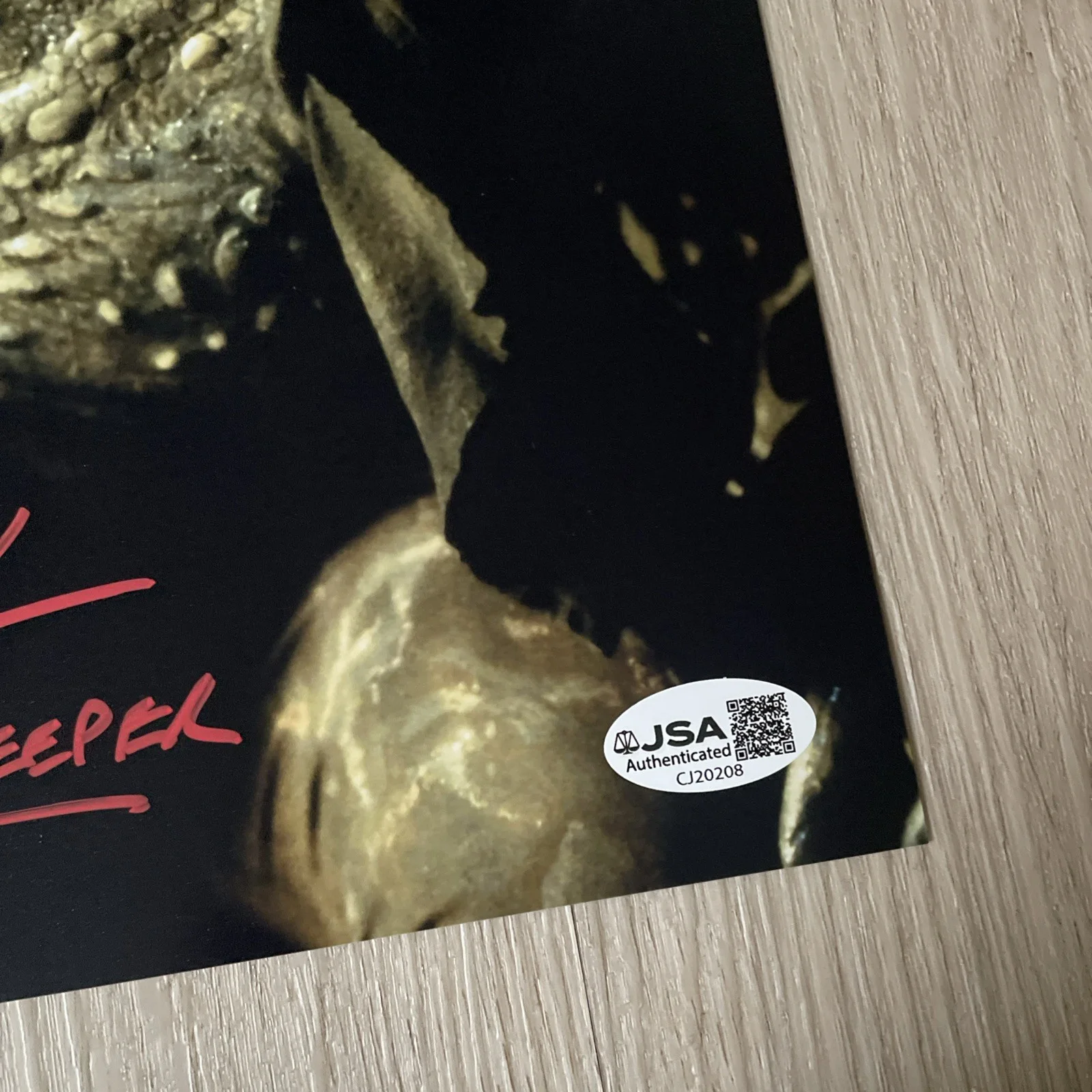 Jeepers Creepers Jonathon Breck signed The Creeper 8x10 photo JSA Autograph, изображение 4