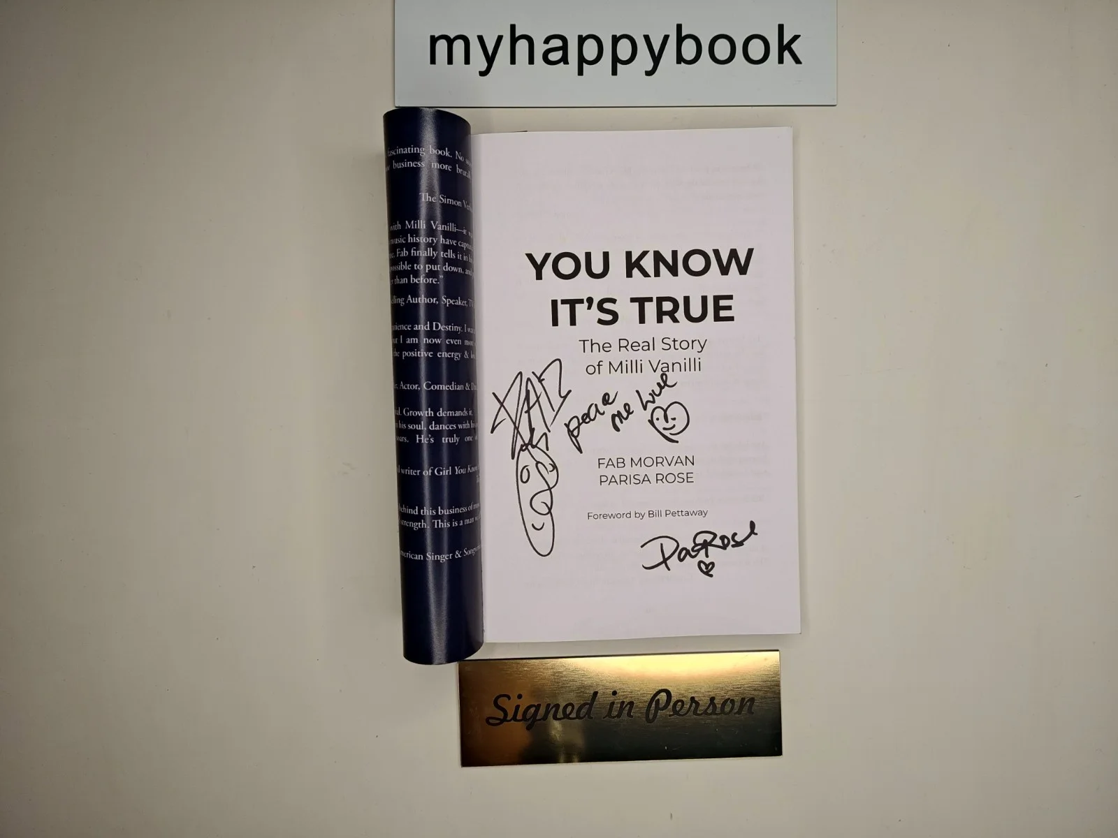 SIGNED You Know It’s True: The Real Story of Milli Vanilli by Fab Morvan, new, изображение 2