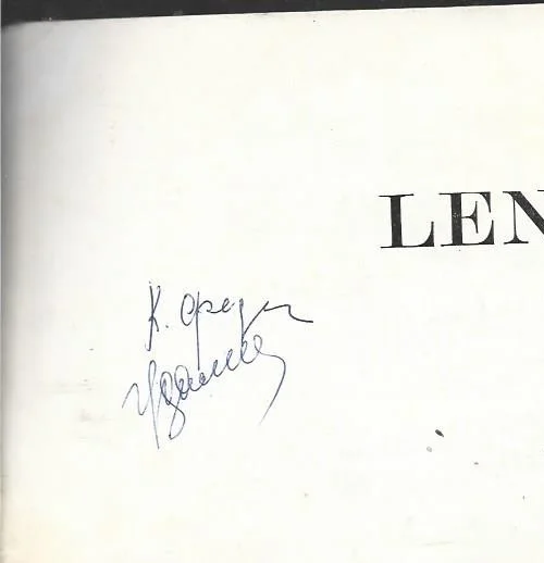 1961 autographed Leningrad Kirov Ballet program, image 2