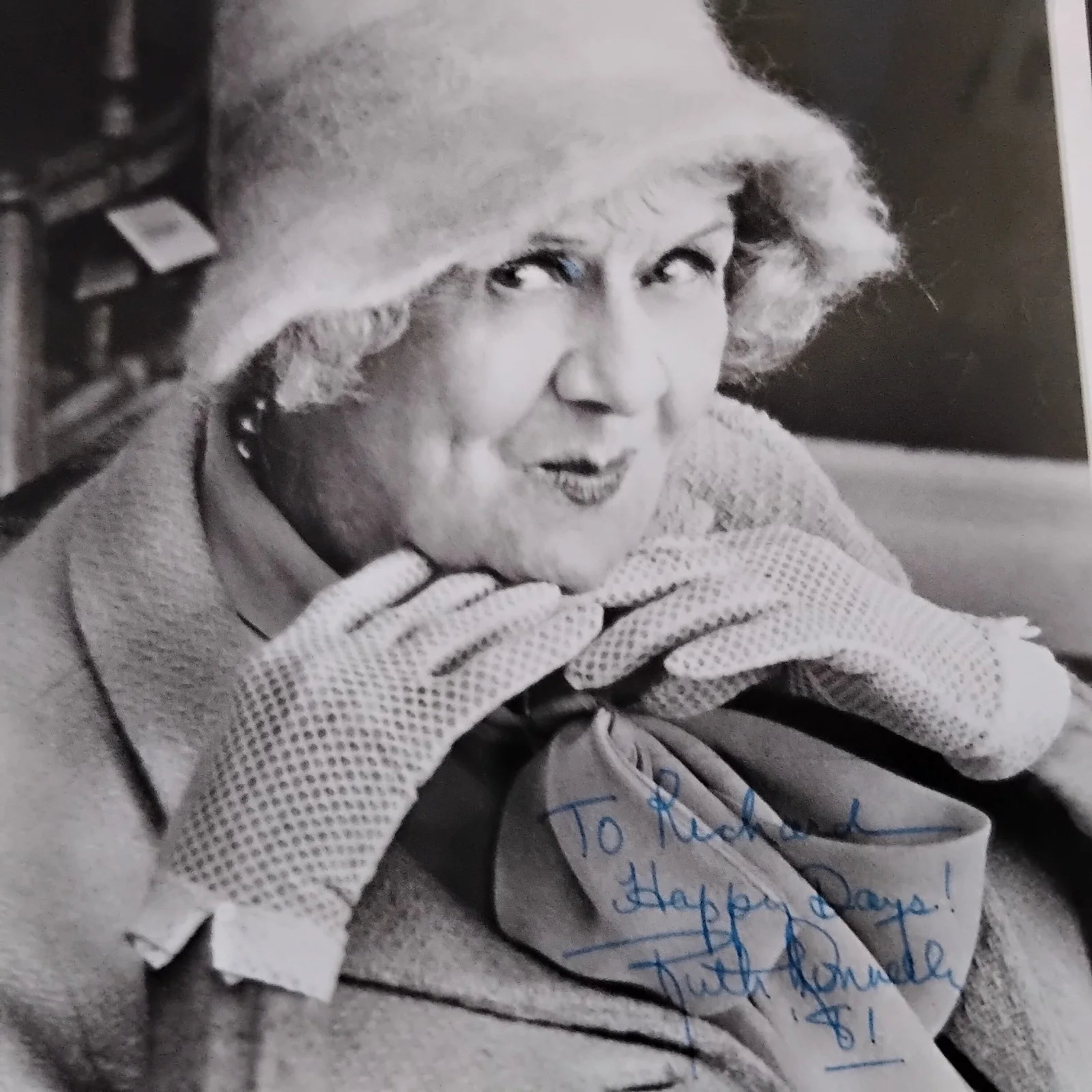 Ruth Donnelly SIGNED Photo 30s Film Actress Mr Deeds The Snake Pit Bells St Mary, изображение 3