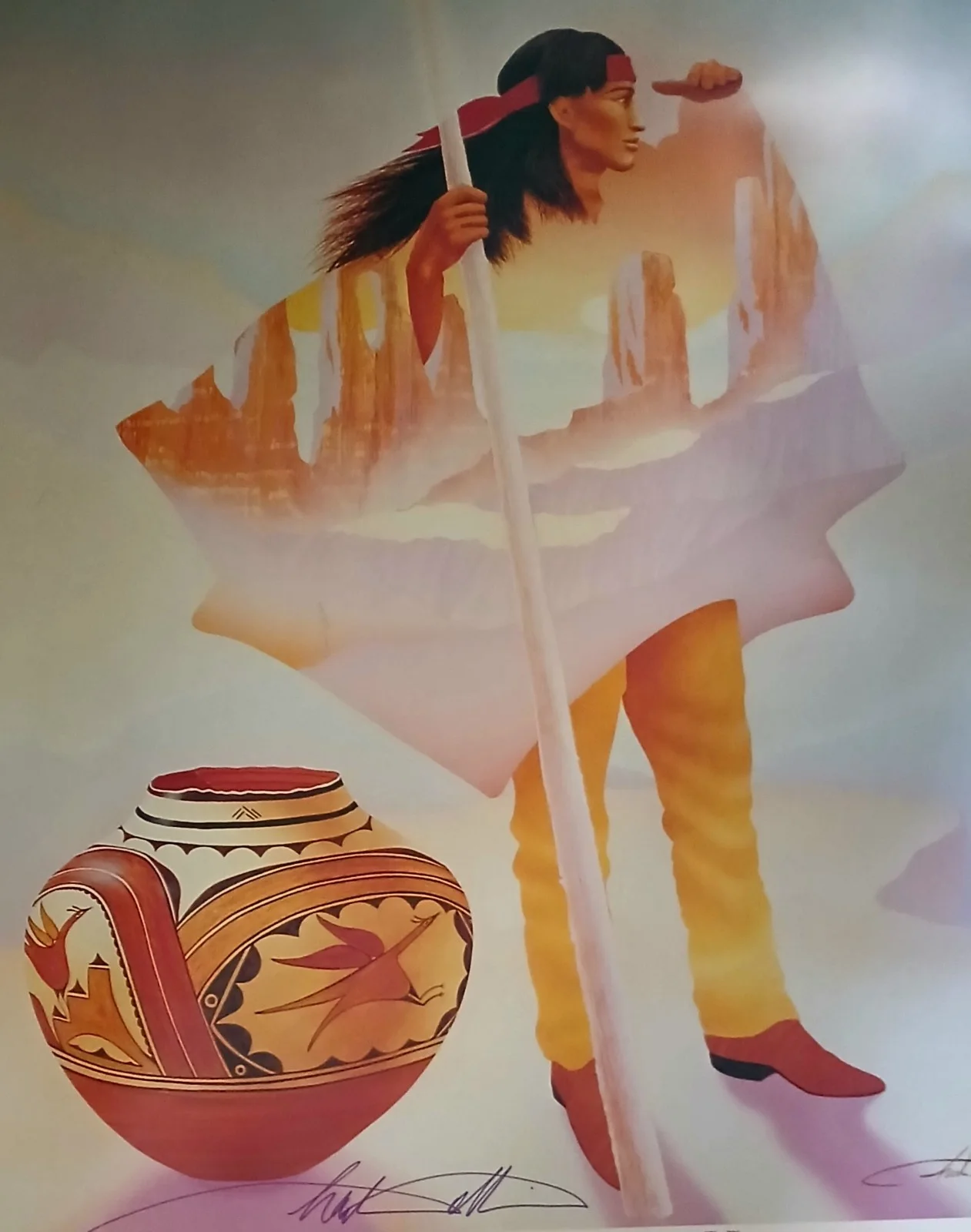 Charles Collins Signed Poster First WestFest 1987 By Michael Martin Murphy, изображение 2