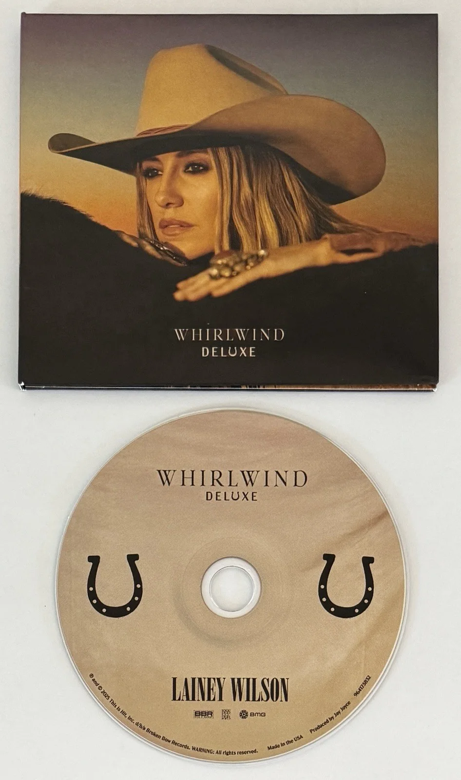 FRAMED Lainey Wilson SIGNED Photo Card & Whirlwind CD BAS Beckett COA Autograph, image 4