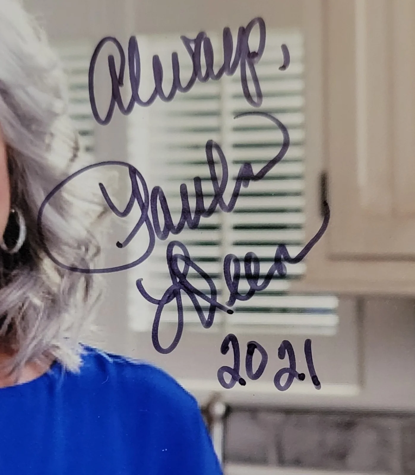 Paula Deen — Paula Deen Chef Television Autographed Signed 5"x7" Photo, image 2