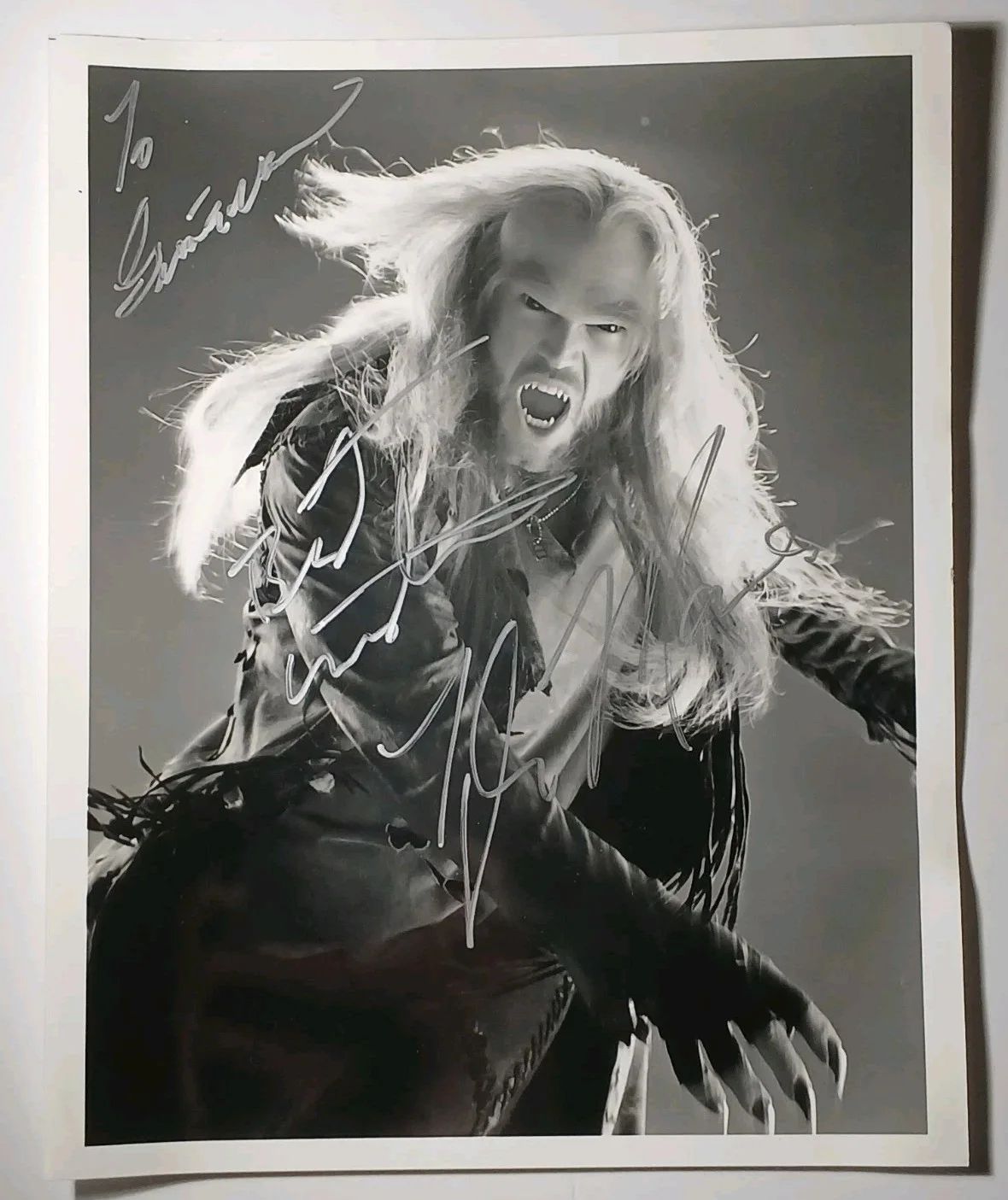Tyler Mane Autographed Sabretooth X-Men Photo Auto Signed 8x10 Photo With COA, image 2