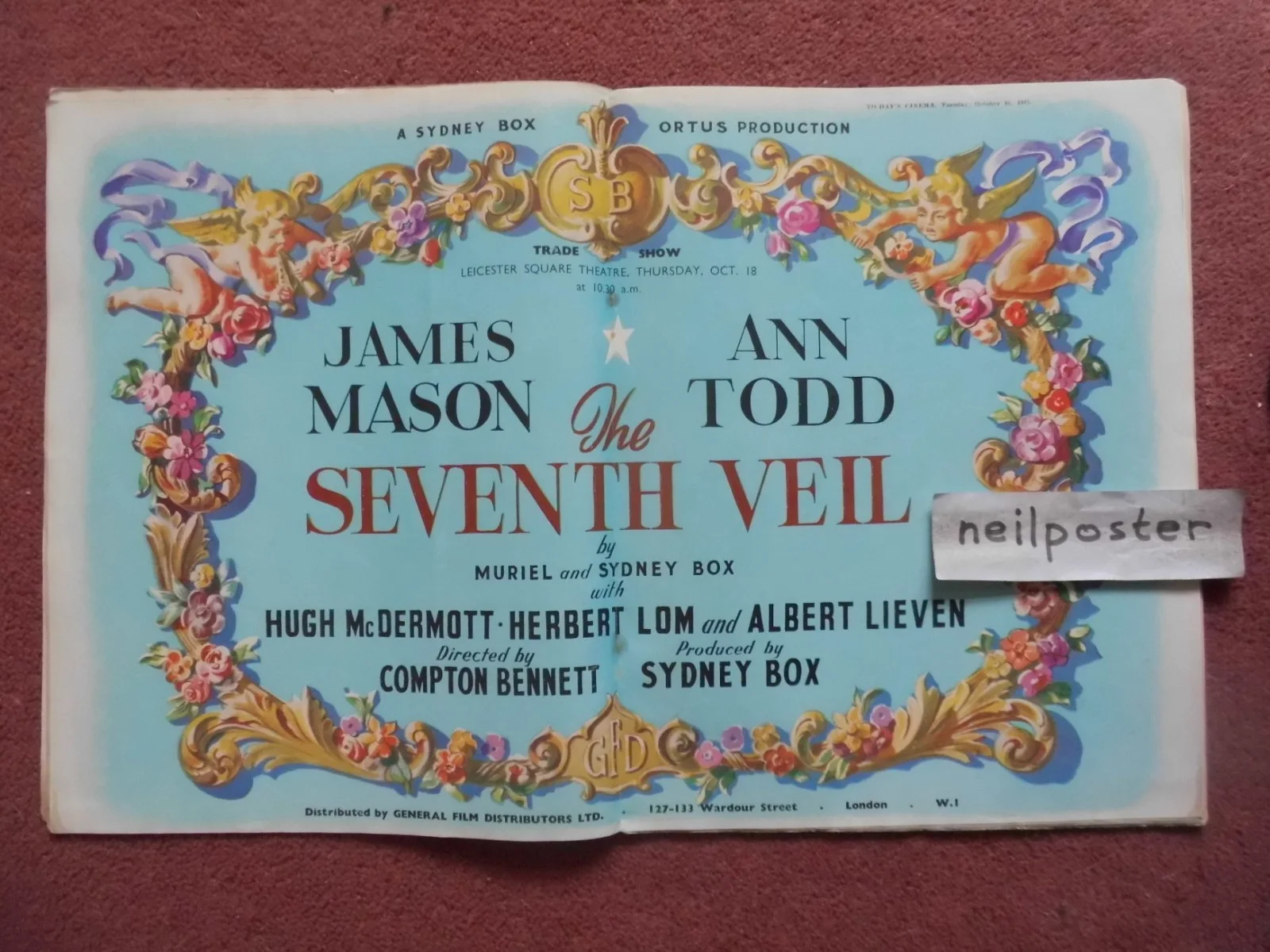 TODAY’S CINEMA (1945) UK trade mag LOST WEEKEND, SEVENTH VEIL, film noir, etc, изображение 3