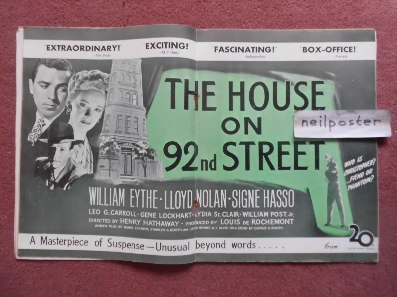 TODAY’S CINEMA (1945) UK trade mag LOST WEEKEND, SEVENTH VEIL, film noir, etc, изображение 5
