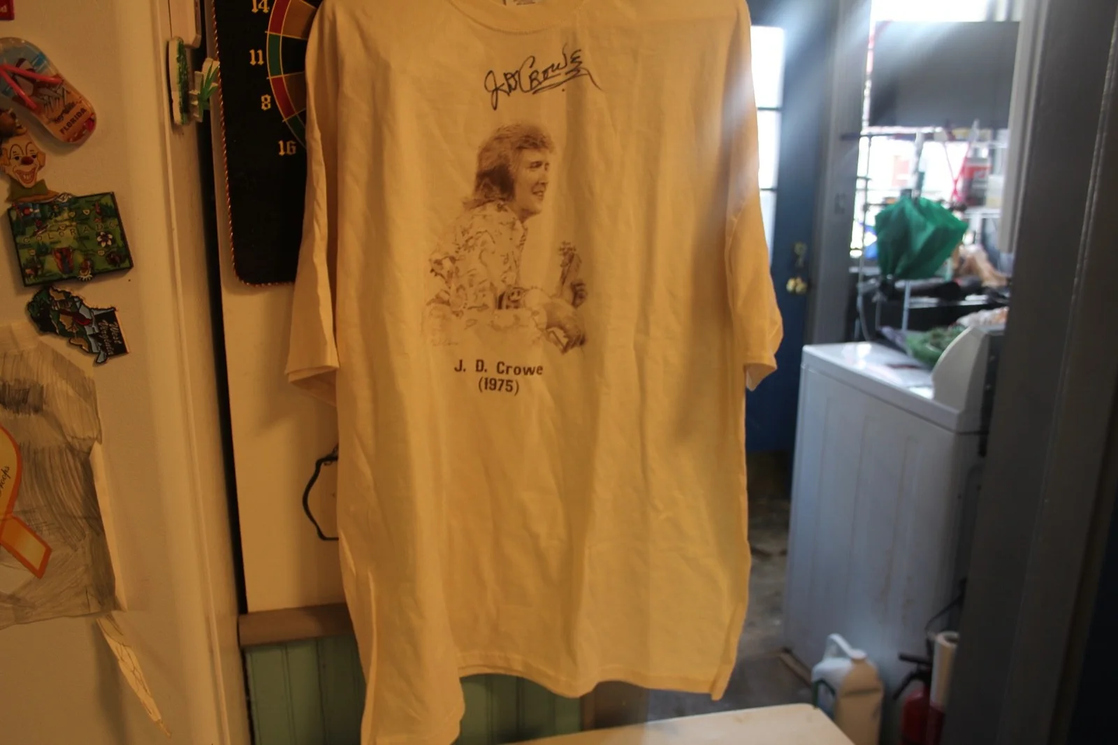 JD Crowe and the New South authentic signed T shirt 3XL, изображение 2