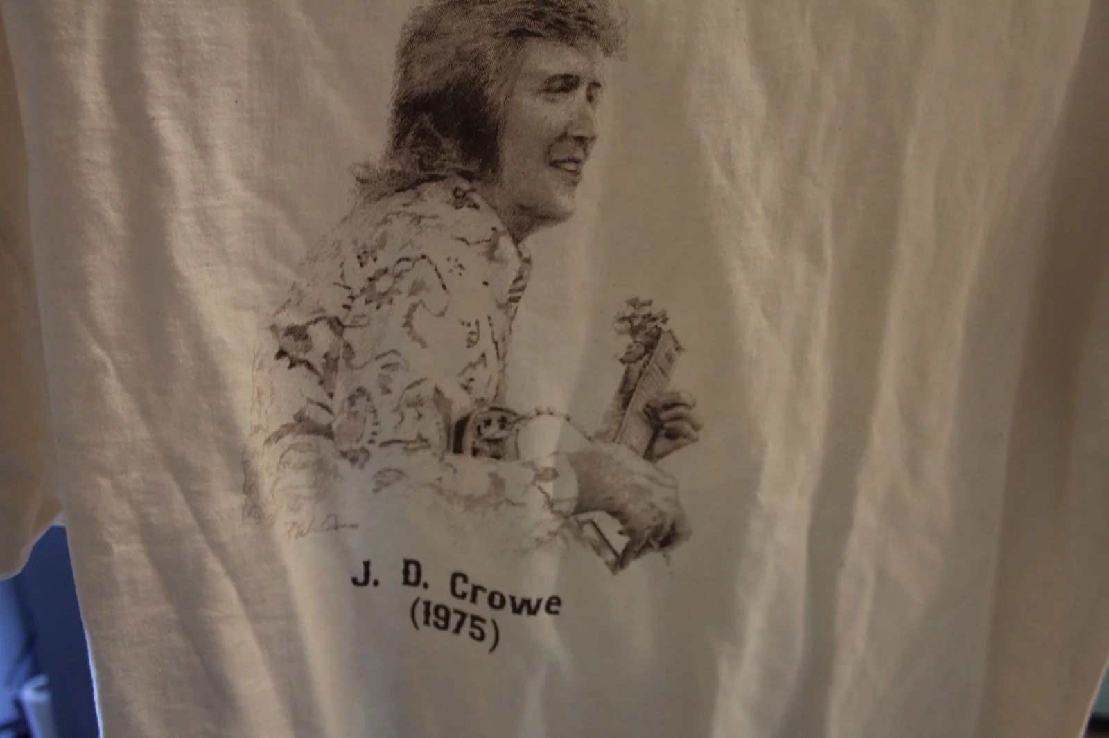 JD Crowe and the New South authentic signed T shirt 3XL, изображение 4
