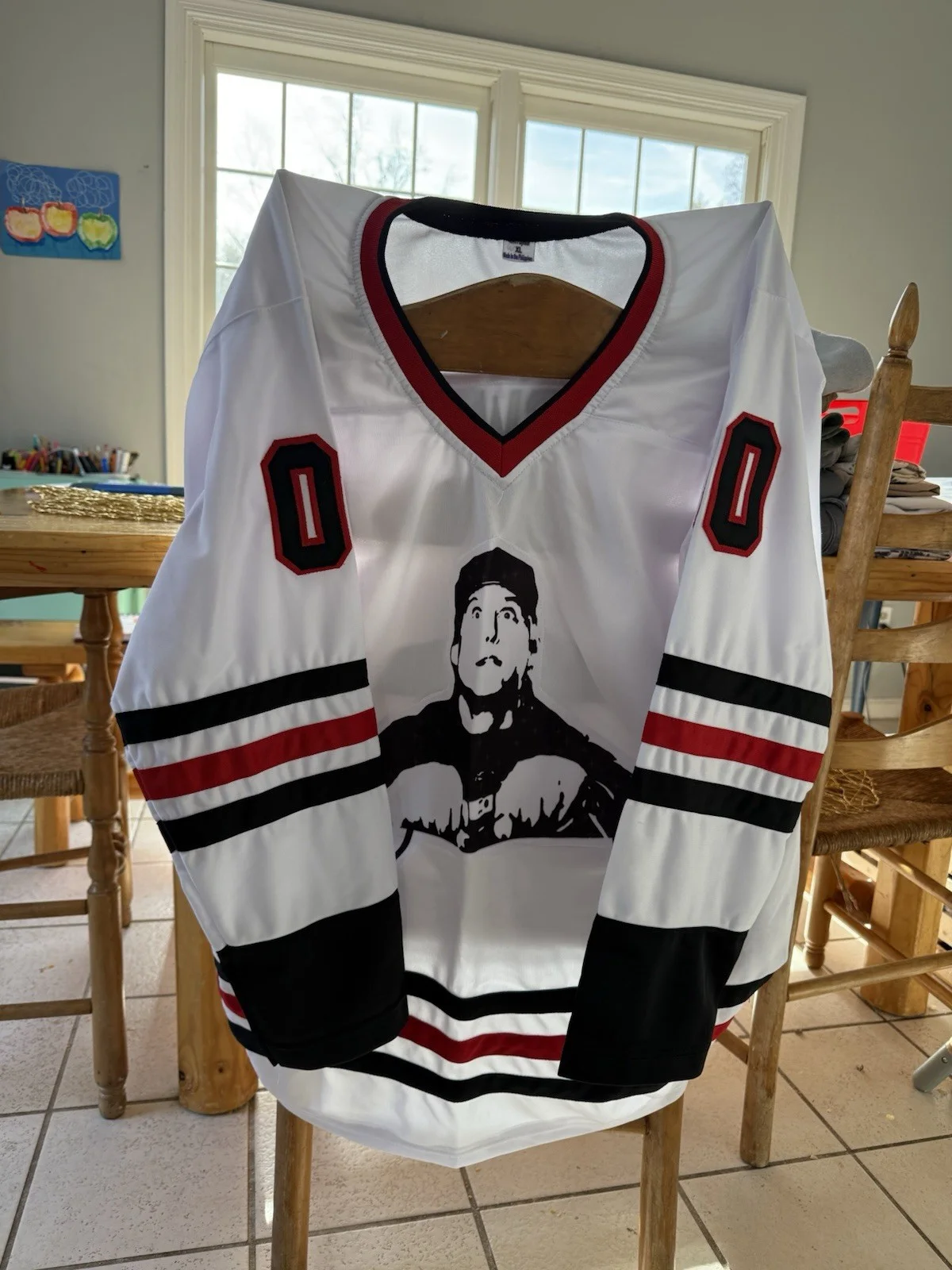 Chevy Chase — Chevy Chase Signed Custom Christmas Vacation Jersey XL Beckett Clark Griswold, image 3