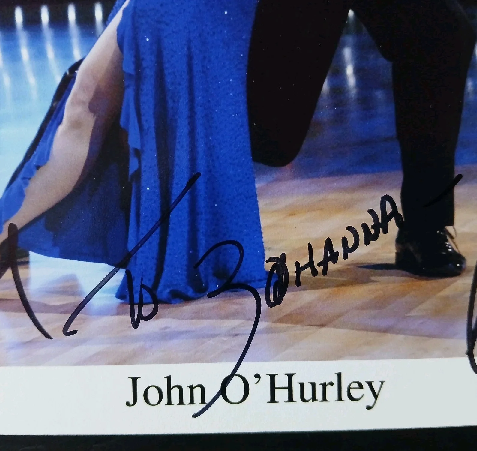 John O'Hurley — John O'Hurley & Charlotte Jorgensen Signed Photo (to Johanna) Dancing W/the Star, изображение 3