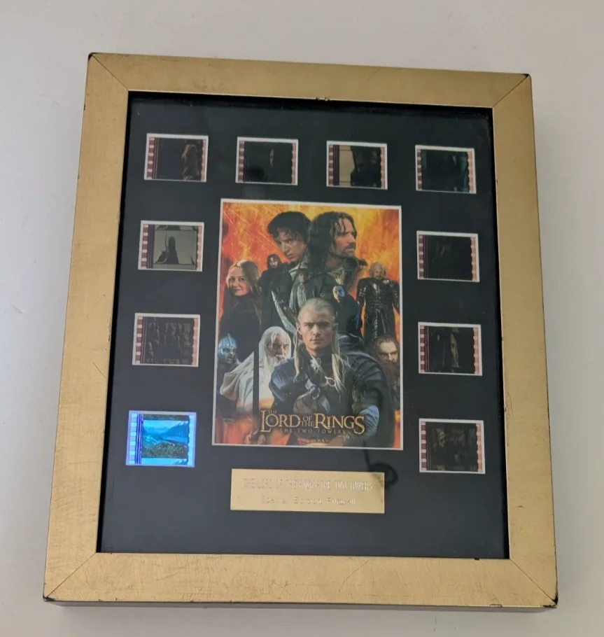 Lord of the Rings THe Two Towers 10"x8" 35mm Film Cell Display picture Frame, изображение 3