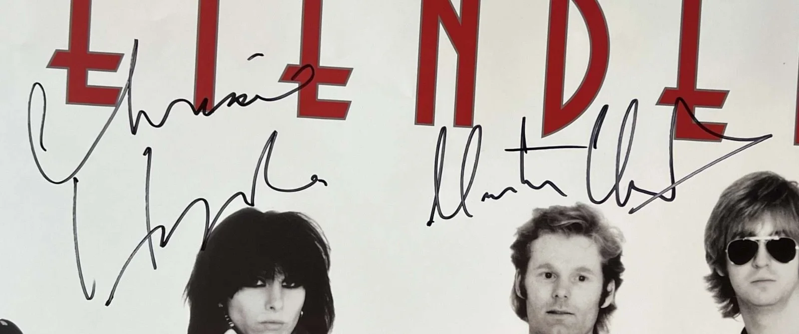 THE PRETENDERS Full Band SIGNED Pirate Radio PROMOTIONAL POSTER / Epperson COA, изображение 2