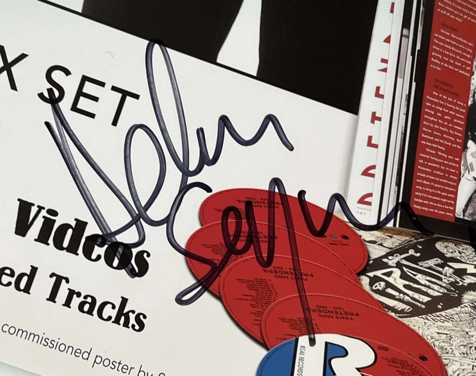 THE PRETENDERS Full Band SIGNED Pirate Radio PROMOTIONAL POSTER / Epperson COA, изображение 3