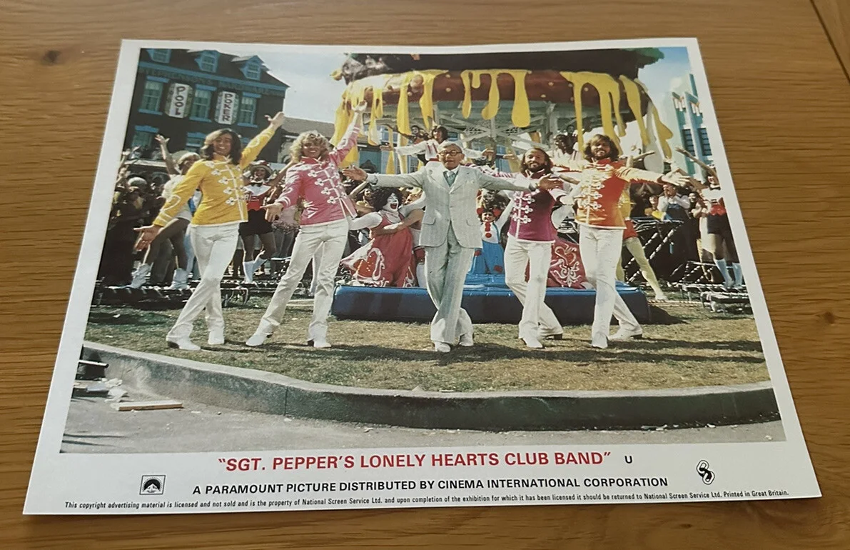 Sergeant Peppers Lonely Hearts Club Band 8x Original UK FOH Lobby Cards Beatles, изображение 5