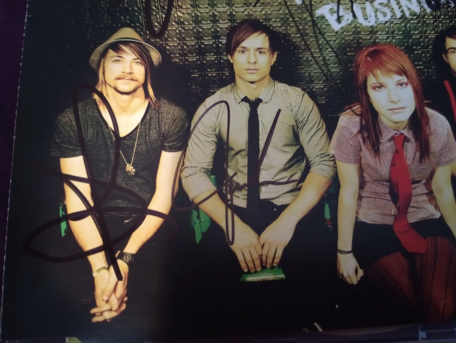 SIGNED Paramore Misery Business Live from London Astoria CD W/Video SIGNED, image 4