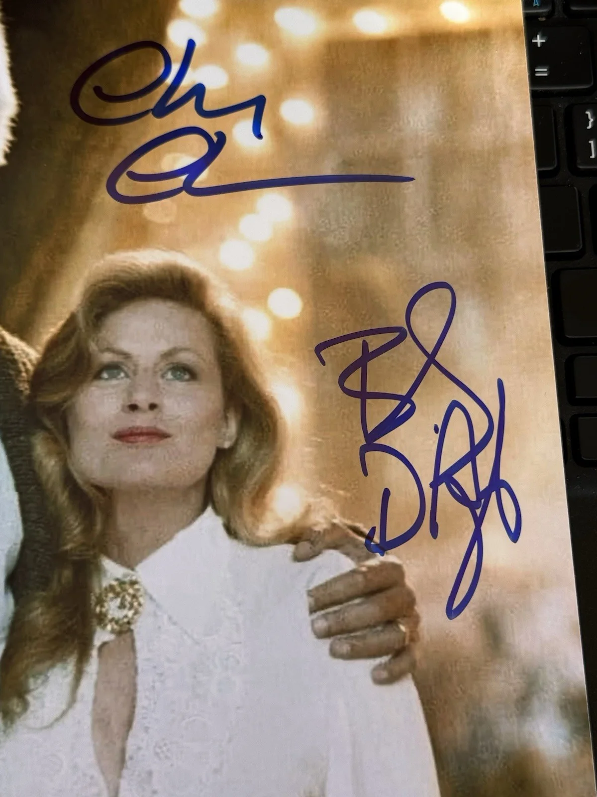 Chevy Chase — Chevy Chase Beverly D'Angelo Dual Signed 8x10 Photo Christmas Vacation JSA COA, image 2