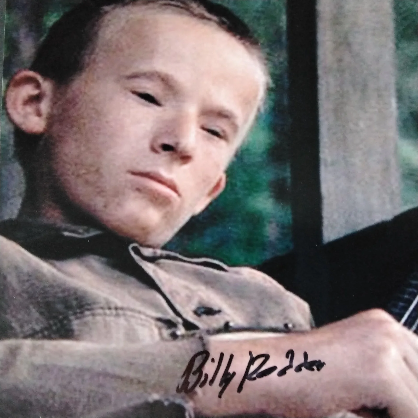 Billy Redden Signed 8x10 Photo Muscian Deliverance Banjo Duel 1972, изображение 3