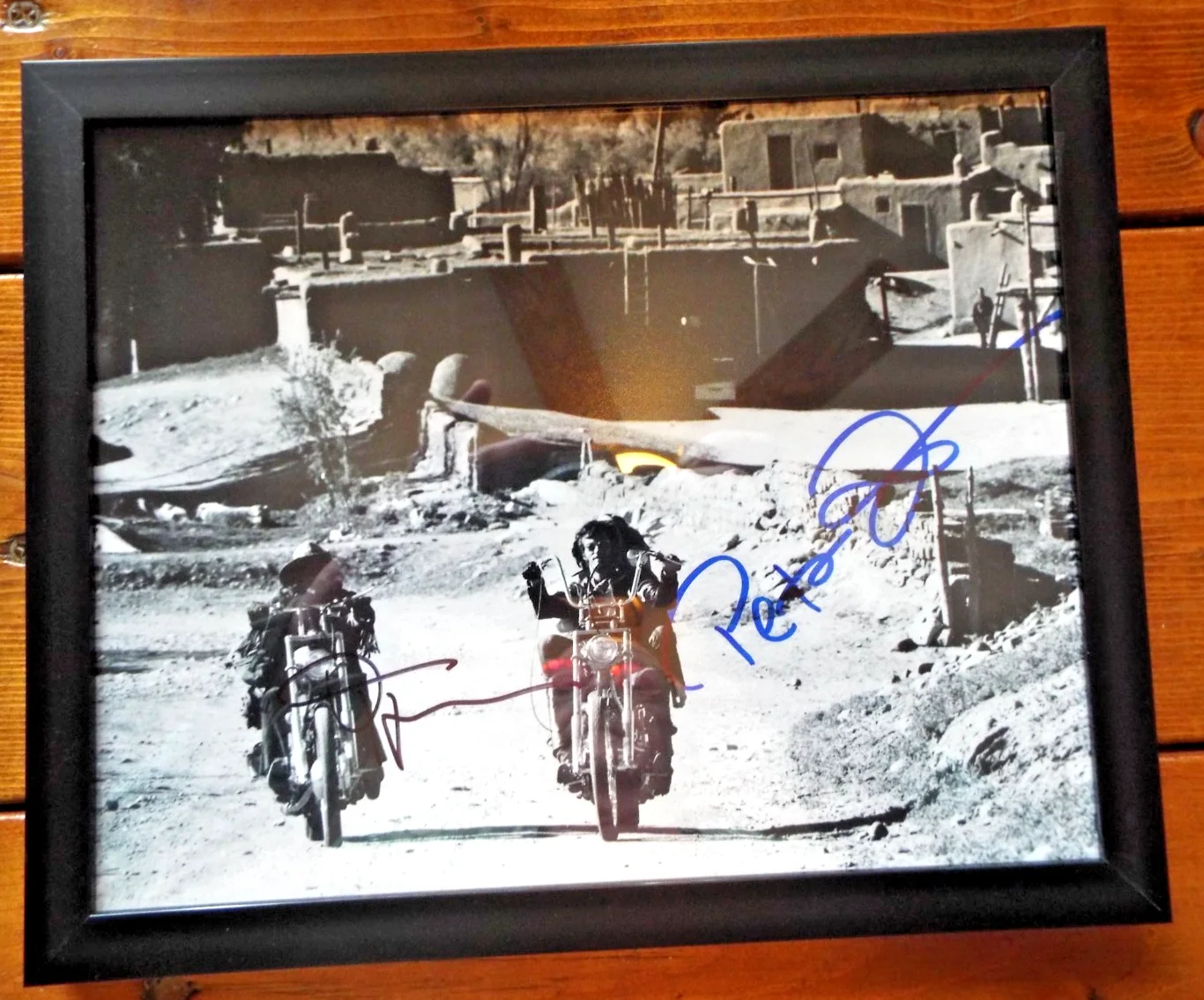 Peter Fonda, Dennis Hopper — PETER FONDA & DENNIS HOPPER SIGNED & Framed 8X10 EASY RIDER Pic !, image 5