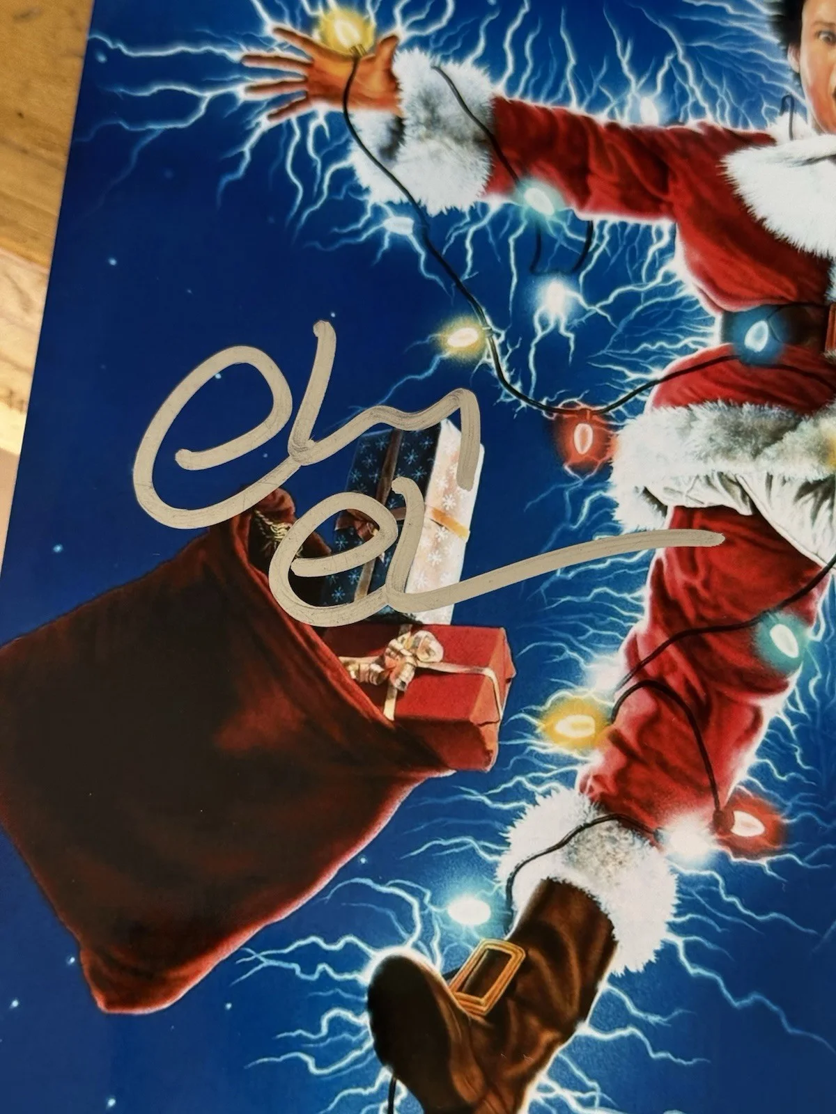 Chevy Chase — Chevy Chase Beverly D'Angelo Dual Signed 8x10 Photo Christmas Vacation JSA COA, image 3