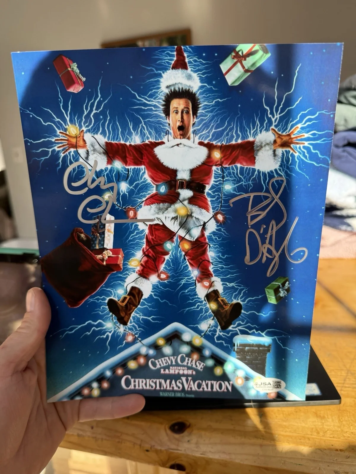 Chevy Chase — Chevy Chase Beverly D'Angelo Dual Signed 8x10 Photo Christmas Vacation JSA COA, изображение 5