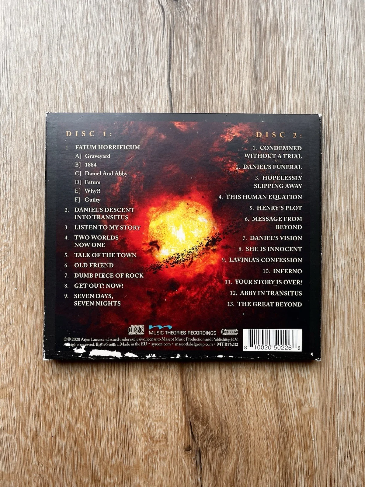 Transitus by Ayreon (Two-Part CD, 2020), SIGNED, with Booklet and Graphic novel, изображение 4
