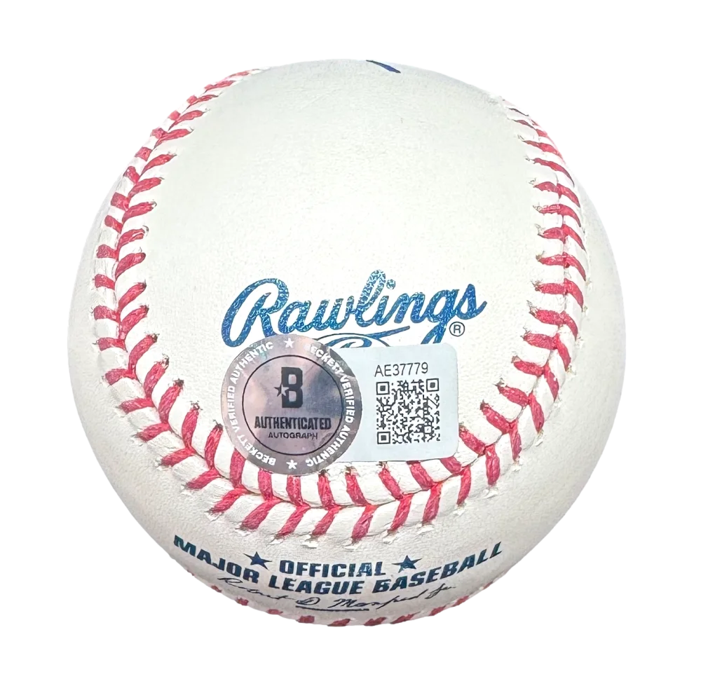 Dave Matthews — Dave Matthews Signed Autograph OMLB Baseball Ball - DMB Band w/ Beckett COA, изображение 2