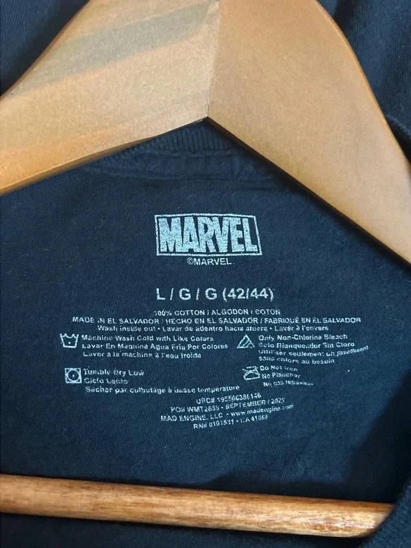 Marvel Spider-Man Miles Morales Graphic Mens Black T-Shirt Size Large, image 5