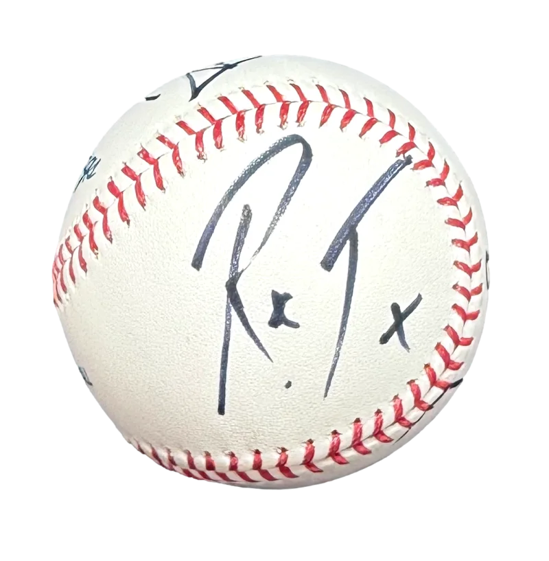 Kirk Hammett, Robert Trujillo, Lars Ulrich — Metallica Kirk Hammett Lars Ulrich & Trujillo Signed Autograph Baseball Ball JSA, изображение 4