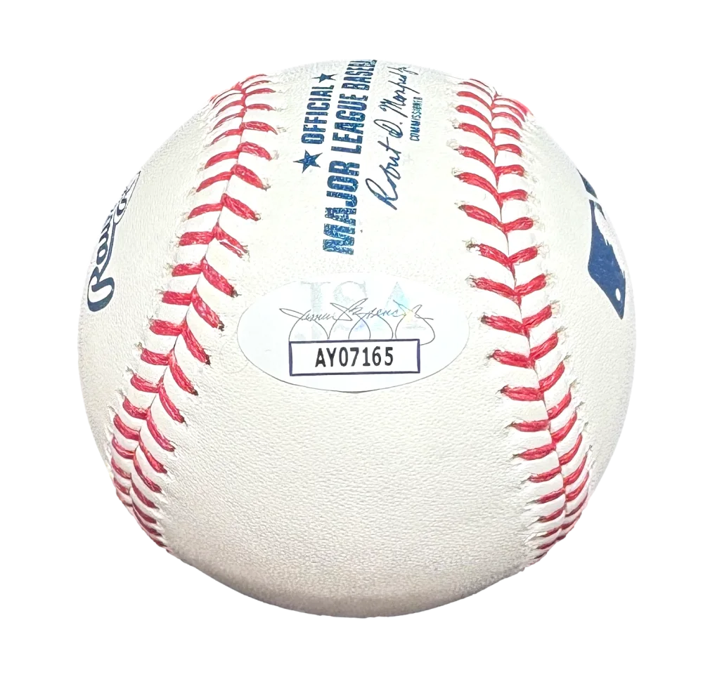 Kirk Hammett, Robert Trujillo, Lars Ulrich — Metallica Kirk Hammett Lars Ulrich & Trujillo Signed Autograph Baseball Ball JSA, изображение 5