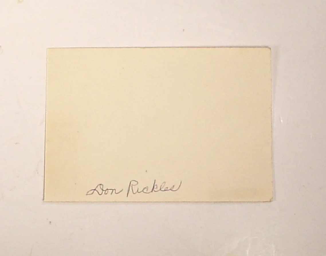Don Rickles — Don Rickles Signed Card "Mr Warmth", image 2