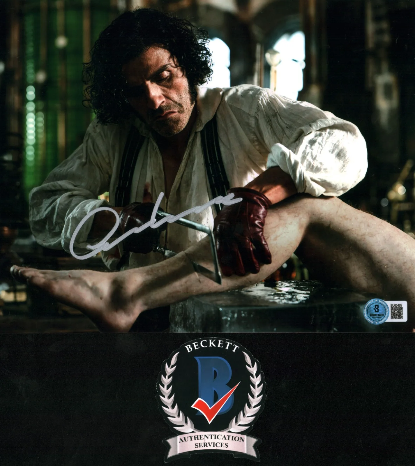 oscar isaac — Oscar Isaac Signed Autograph Frankenstein Victor Actor 8x10 Photo BAS COA