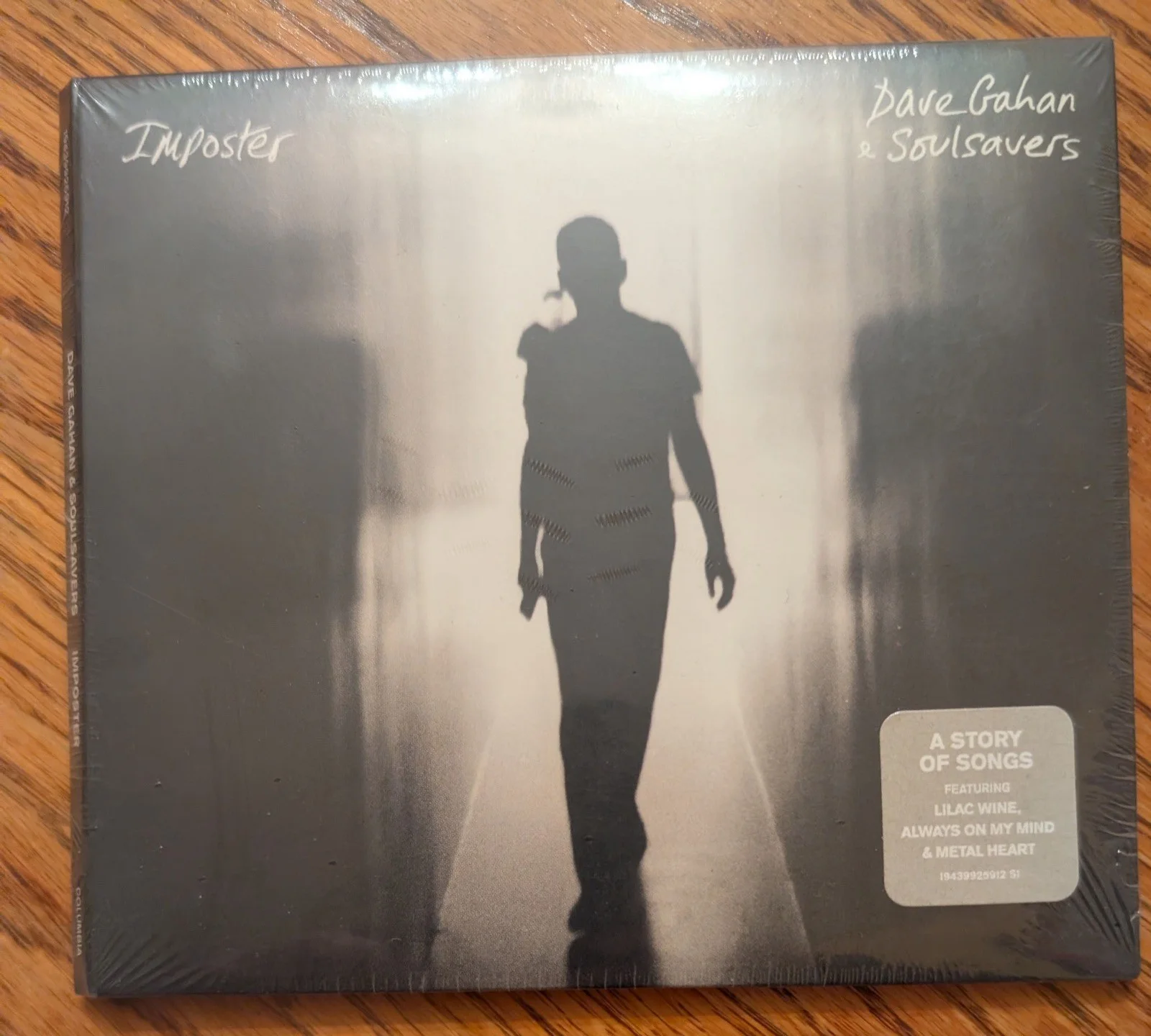 NEW Dave Gahan signed cd Art Card Soulsavers Imposter with sealed CD, image 3