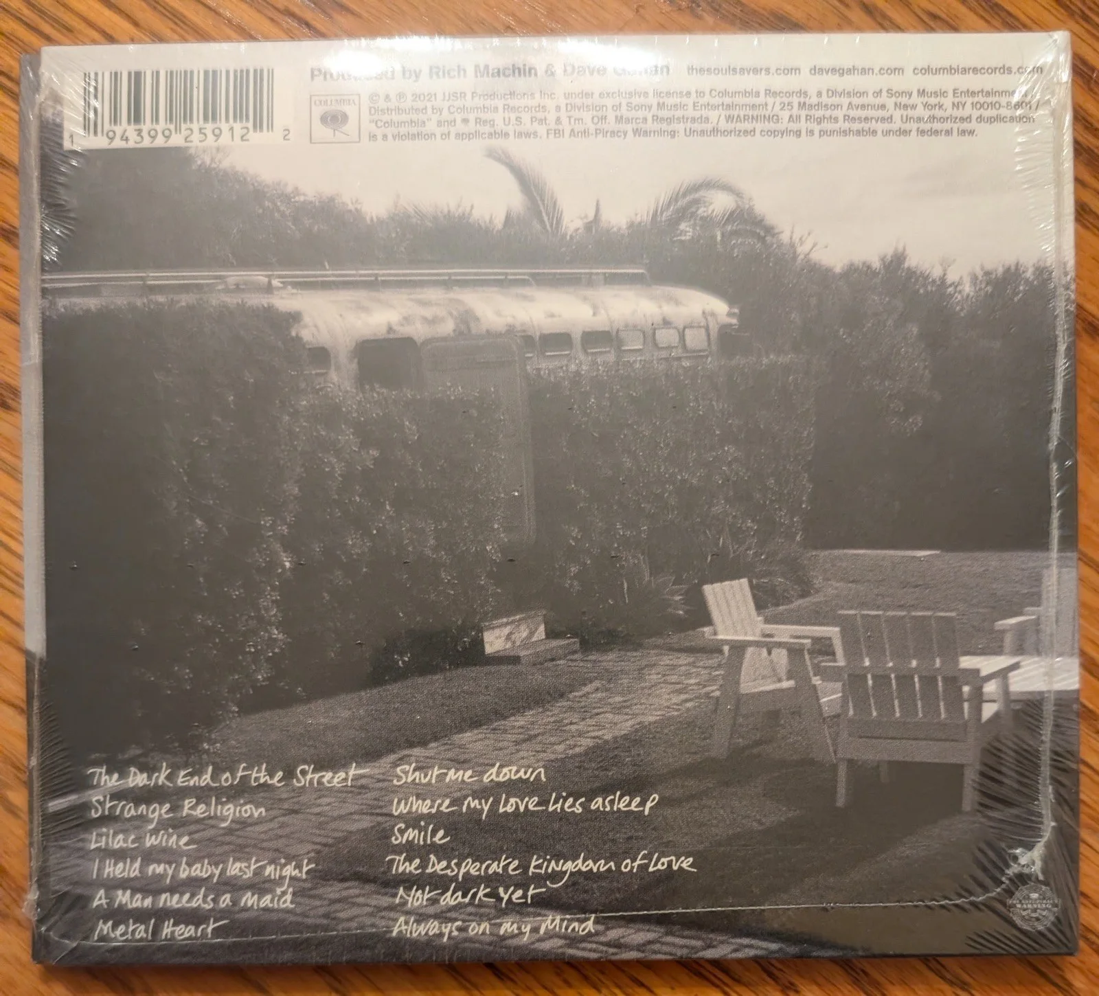 NEW Dave Gahan signed cd Art Card Soulsavers Imposter with sealed CD, image 4