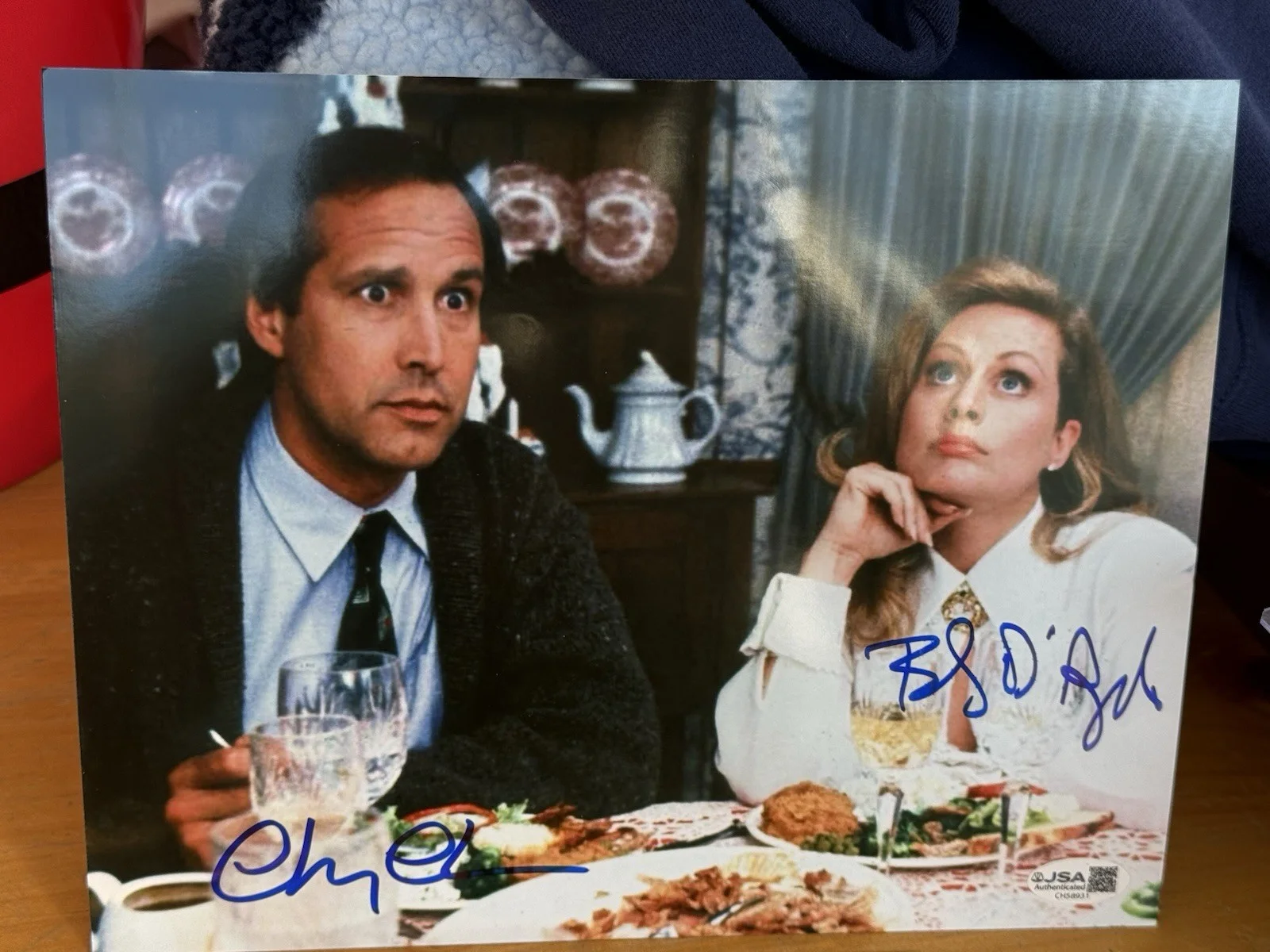 Chevy Chase — Chevy Chase Beverly D'Angelo Dual Signed 8x10 Photo Christmas Vacation JSA COA, изображение 2