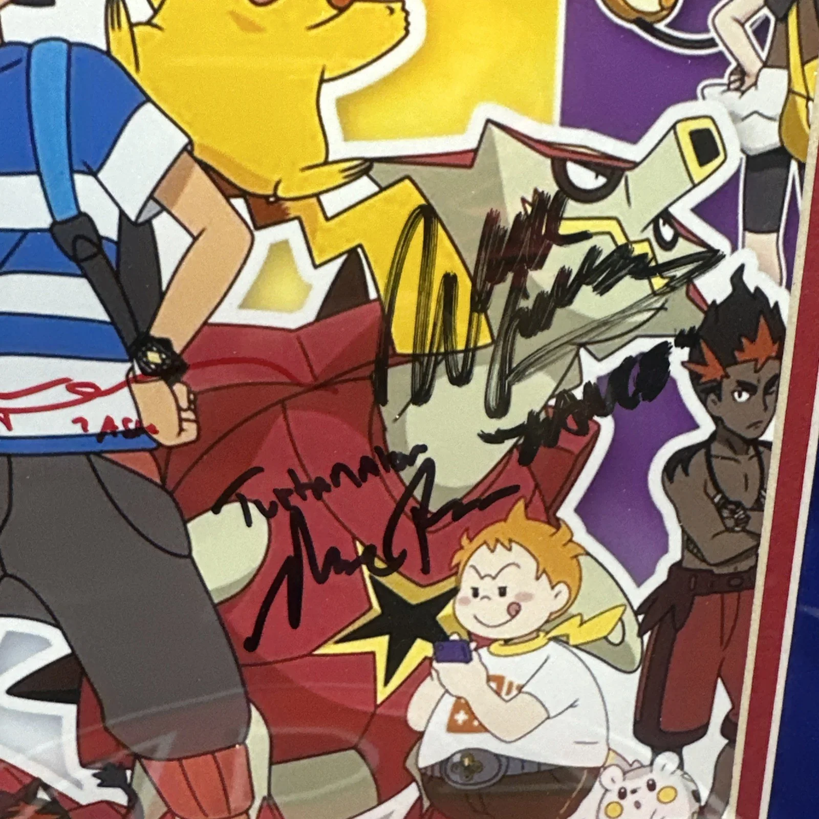 Sarah Natochenny — Sarah Natochenny + Other Pokémon Cast Members Autographed 11x17 Photo Signed JSA, изображение 3