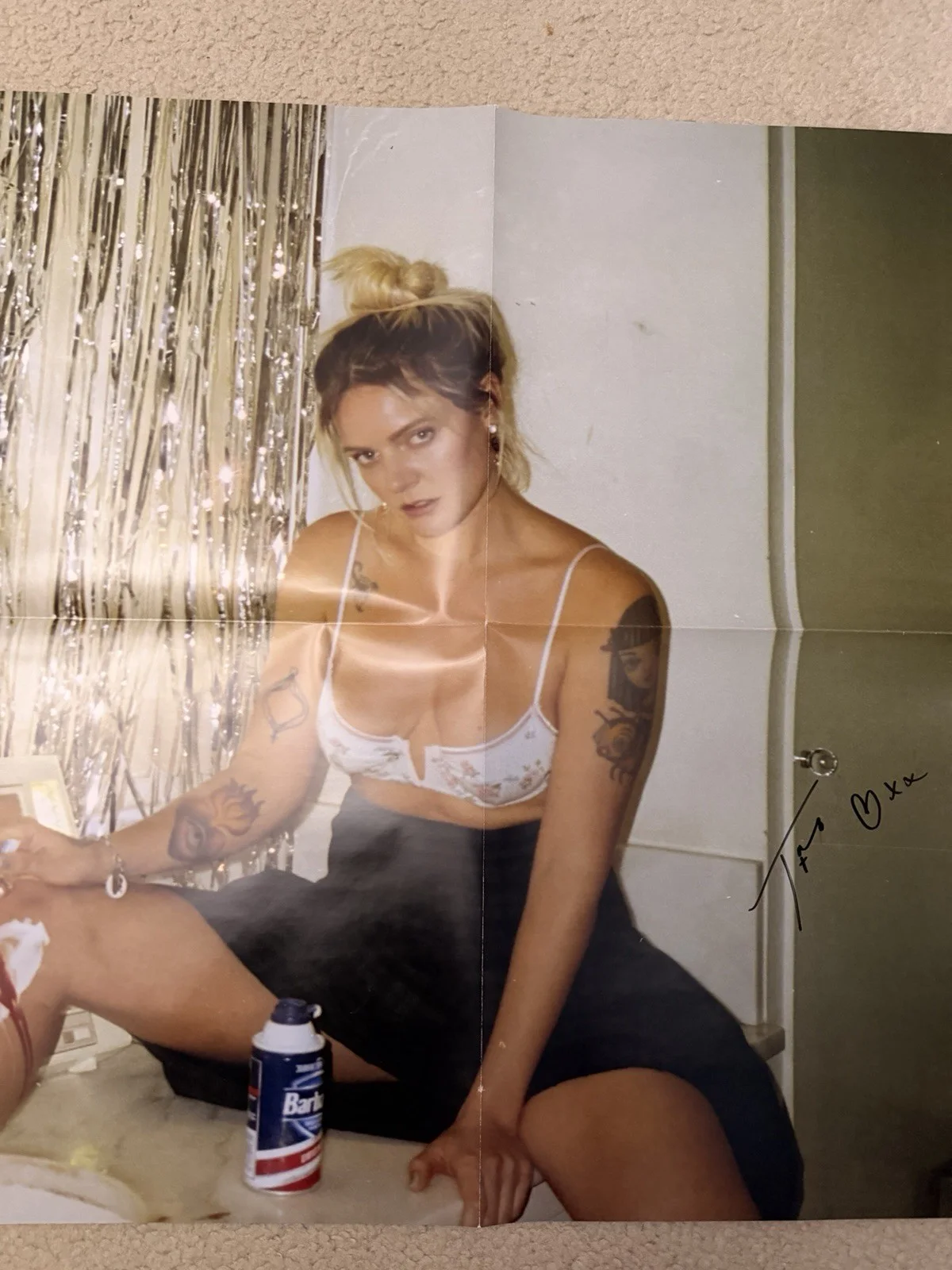 Tove Lo Hand Signed AUTOGRAPHED Sunshine Kitty Poster No Vinyl Or CD, изображение 4