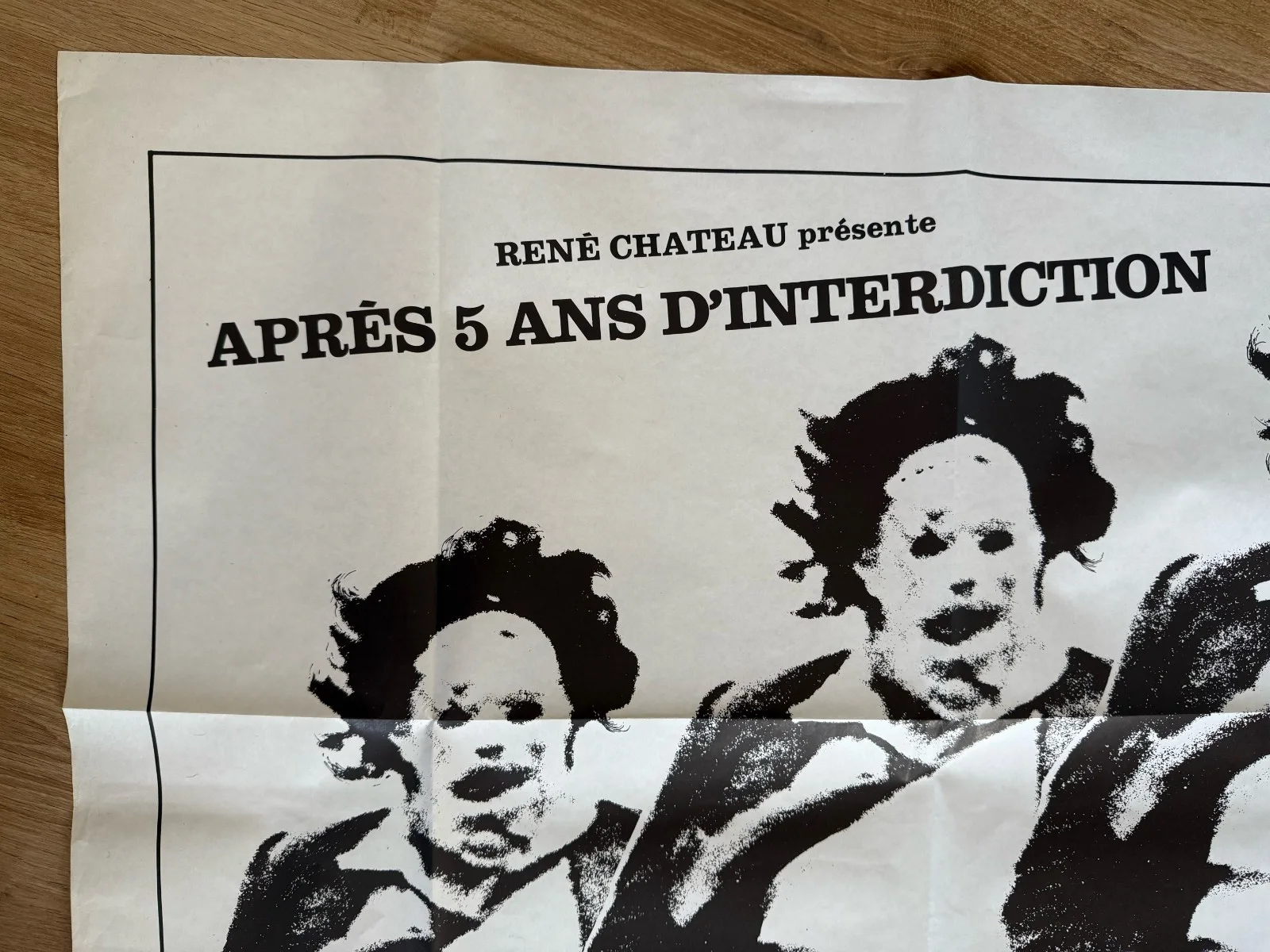 THE TEXAS CHAINSAW MASSACRE 1980 French Poster 120x160 – MASSACRE A LA TRONCONNE, изображение 2