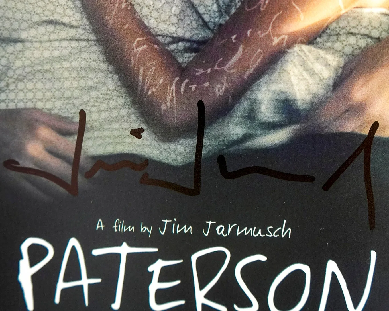 Jim Jarmusch — Jim Jarmusch Director Signed PATERSON 12x18 Photo Poster JSA, изображение 2