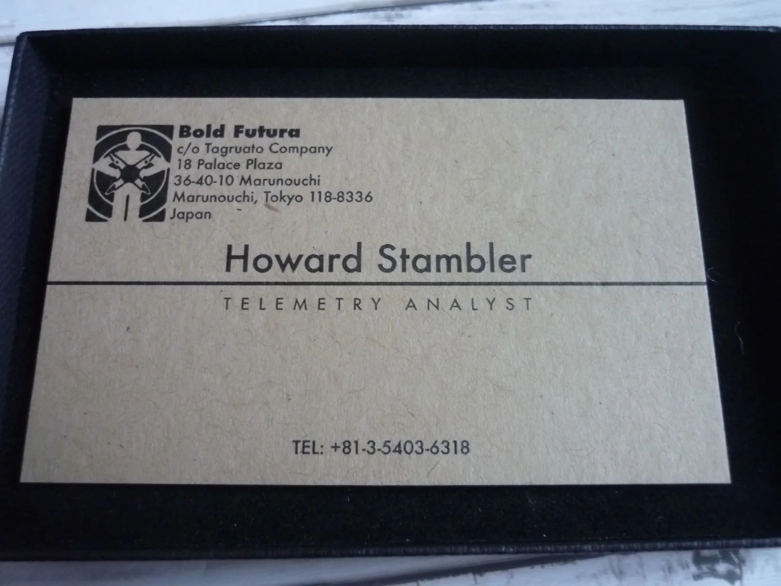 Movie replica prop boxed business card 10 Cloverfield Lane howard stambler, изображение 4