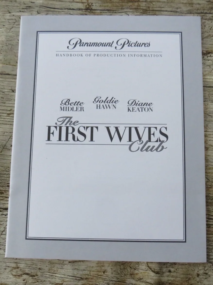 THE FIRST WIVES CLUB ORIGINAL 1996 CINEMA MOVIE PRESS KIT Bette Midler 3 PHOTOS, изображение 3