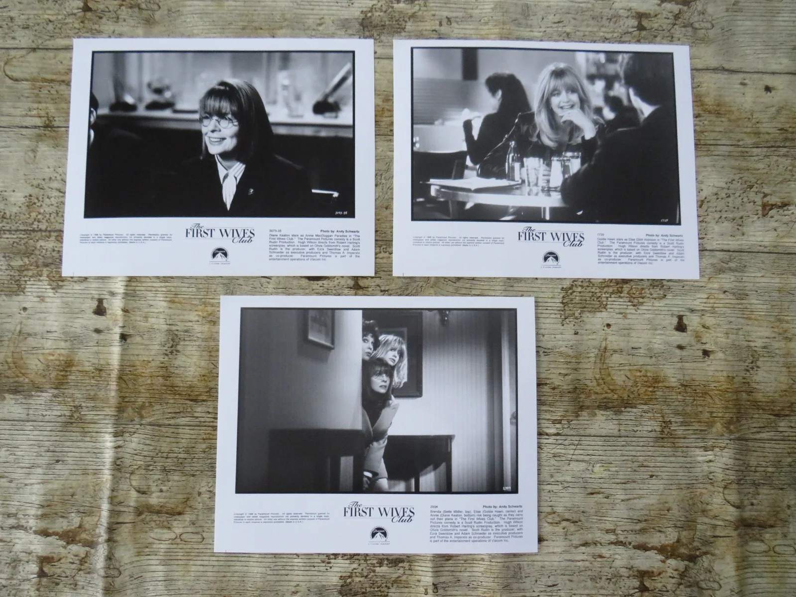 THE FIRST WIVES CLUB ORIGINAL 1996 CINEMA MOVIE PRESS KIT Bette Midler 3 PHOTOS, изображение 4