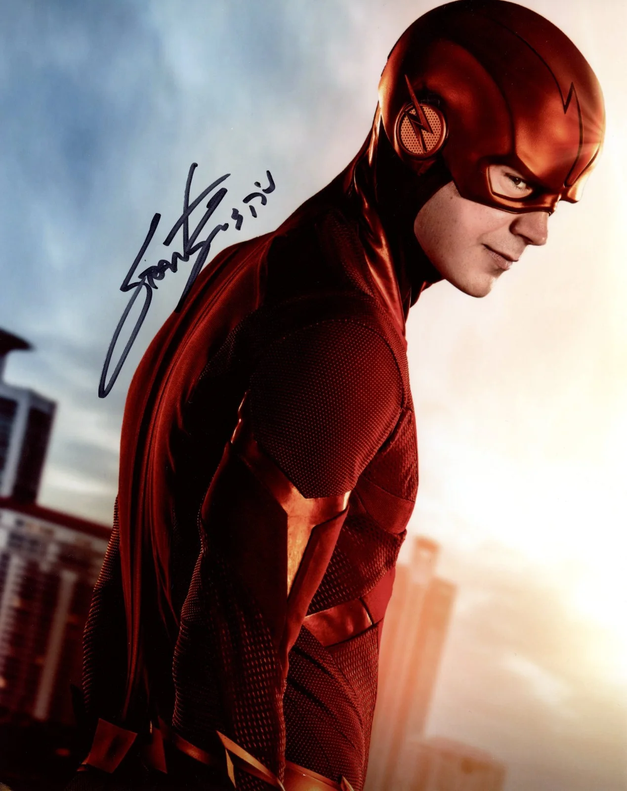 Grant Gustin — Grant Gustin The Flash 8x10 Signed Photo JSA Certified Autograph