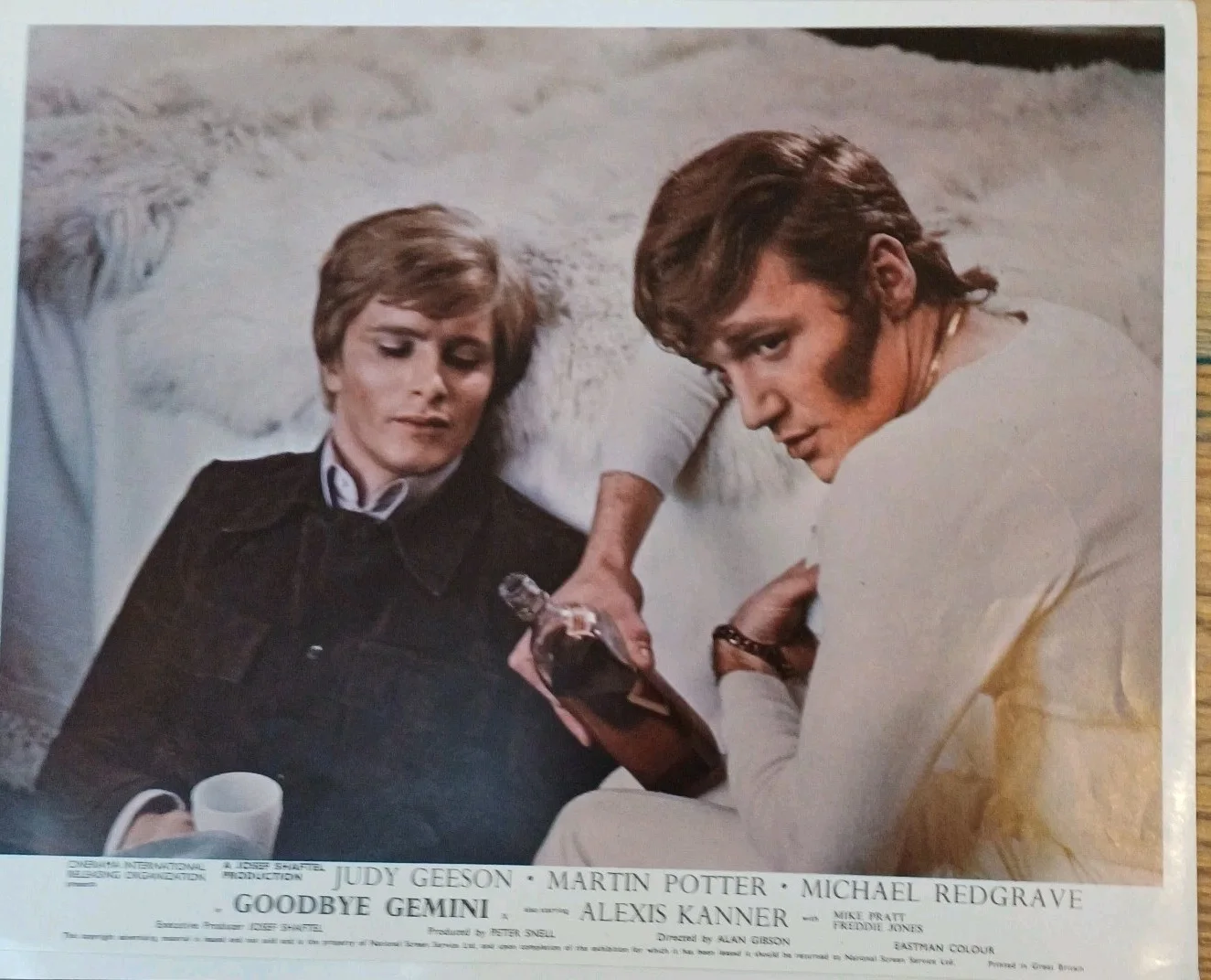 Goodbye Gemini 8 Original Lobby Card Alexis Kanner Transvestite Stripper Fishnet, image 5