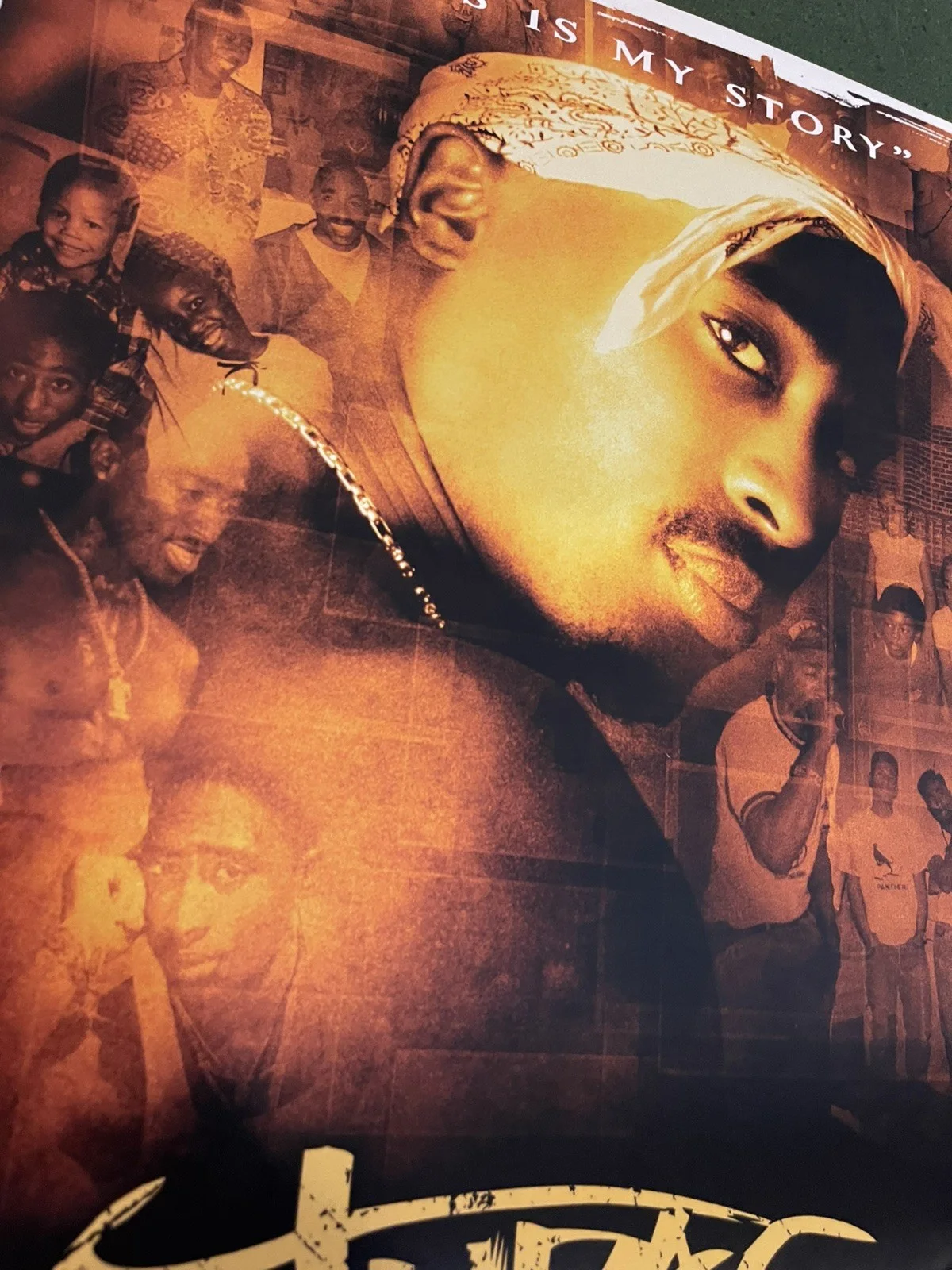 RARE (2004) Tupac Resurrection Original Video Shop Promo Poster A2 - MINT, image 2