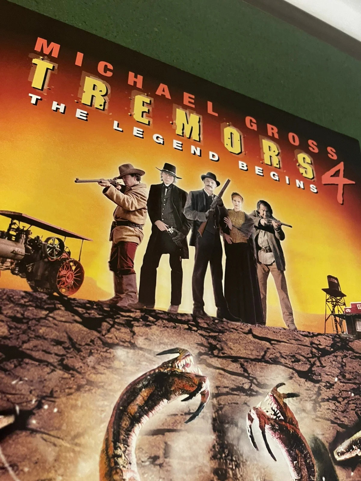 Original (2003) Tremors 4 Video Shop Movie Promo Poster - A2 - RARE, изображение 2