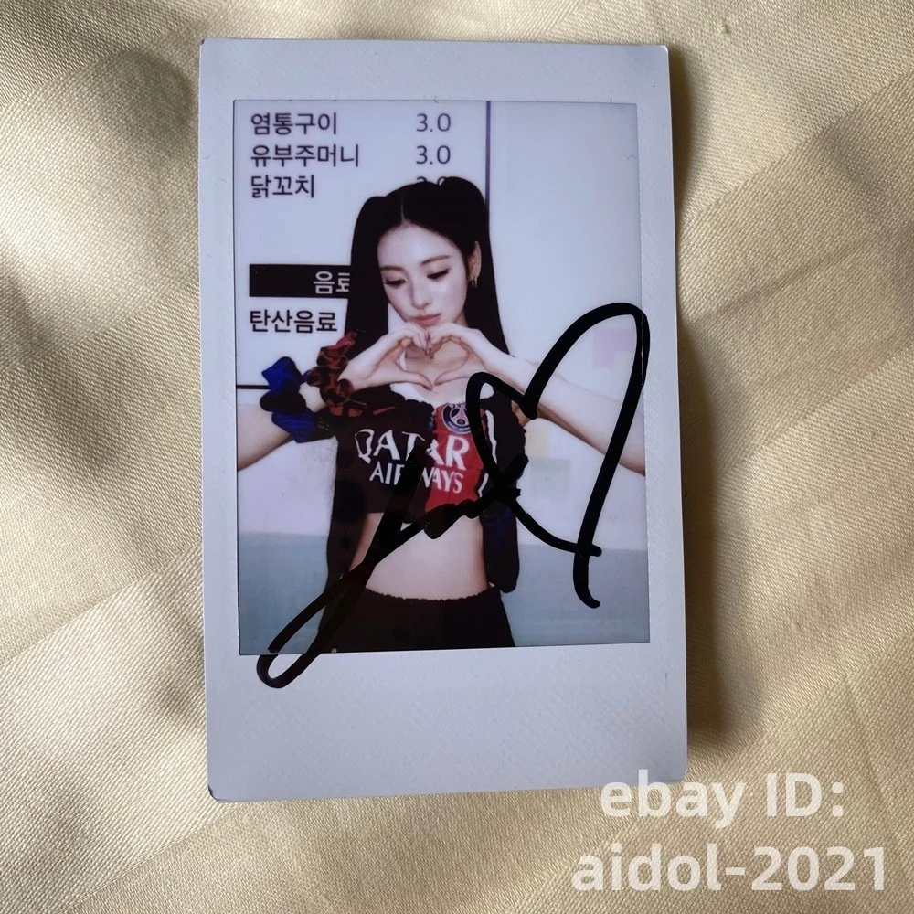 MEOVV ANNA AUTOGRAPHED SIGNED POLAROID K-POP COLLECTION 3 INCHES 2025, image 2