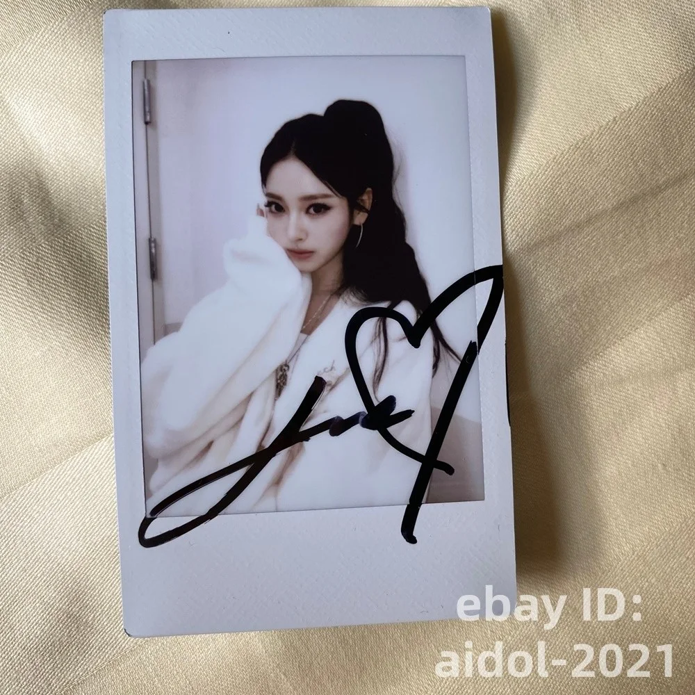 MEOVV ANNA AUTOGRAPHED SIGNED POLAROID K-POP COLLECTION 3 INCHES 2025, image 3